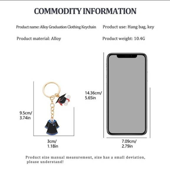 Cute Graduation Keychain🍇🍇🍇🍇🍇 - Picture 2 of 2